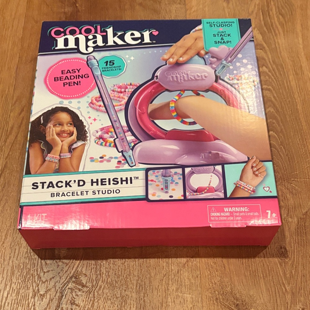Stack'd Heishi Bracelet Studio - Pink